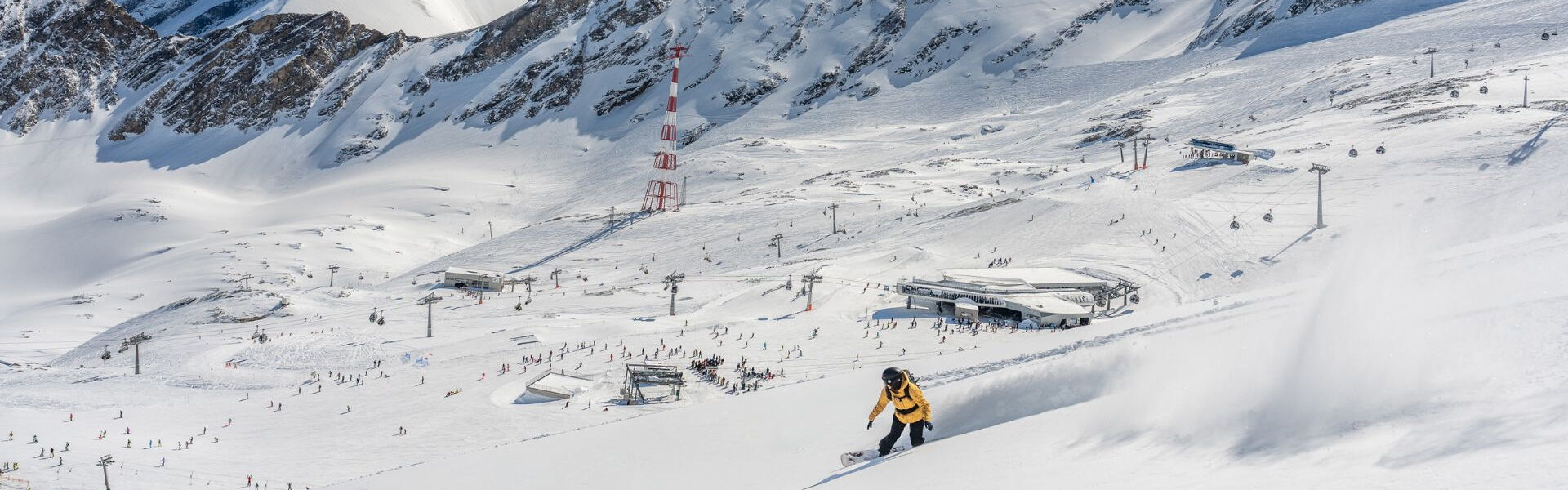 Snowboarden at Kitzsteinhorn