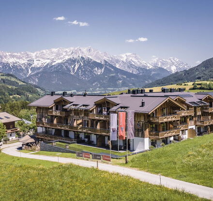 Stockinggut by AvenidA: Hotel &amp; Residences in Leogang in summer