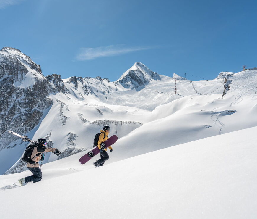 Freeriding am Kitzsteinhorn