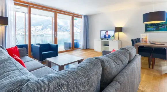 3 Schlafzimmer Apartment mit 93 m² für 6 Personen ✓ Balkon mit See- und Bergblick ✓ Küche ✓ Zell am See ► Jetzt buchen!